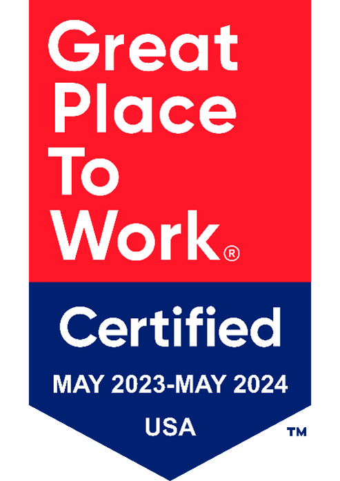 The Great Place to Work Certified graphic