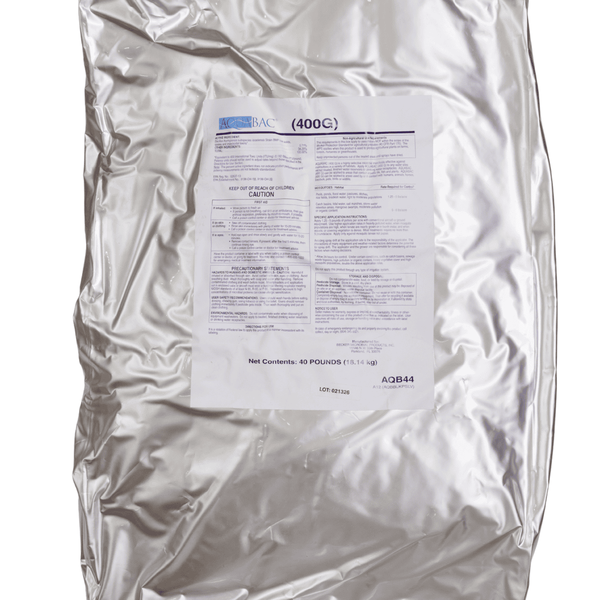 Product Image of AquaBac 400 G