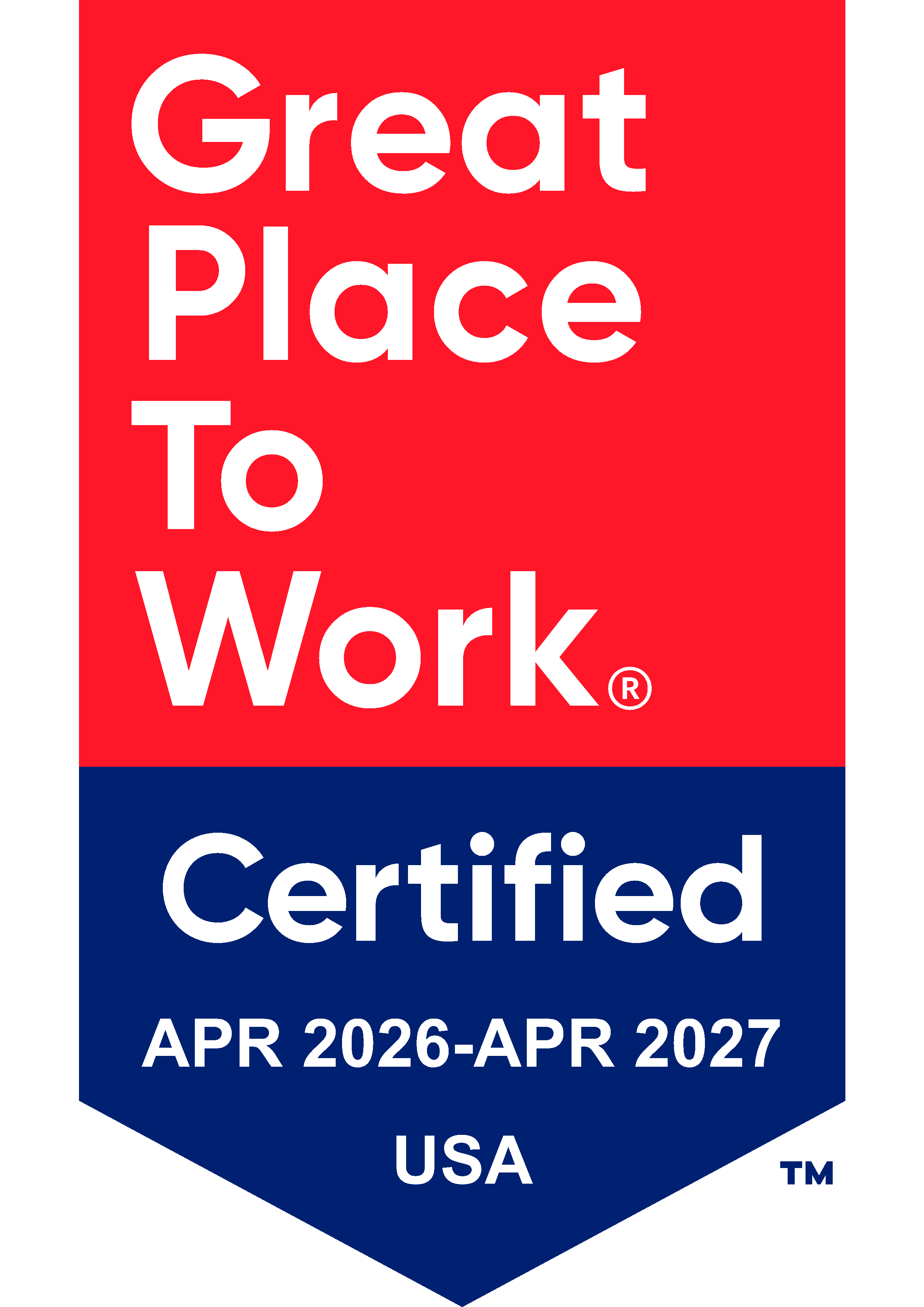 The Great Place to Work Certifcate